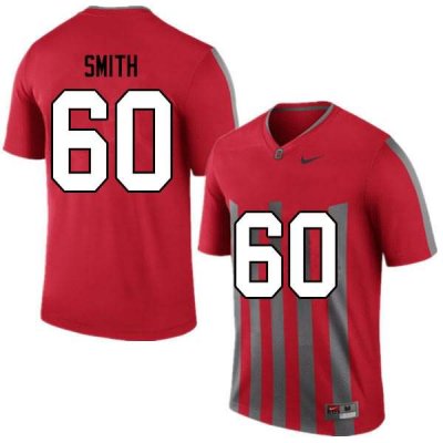 Men's Ohio State Buckeyes #60 Ryan Smith Retro Nike NCAA College Football Jersey Authentic HHU1844LJ